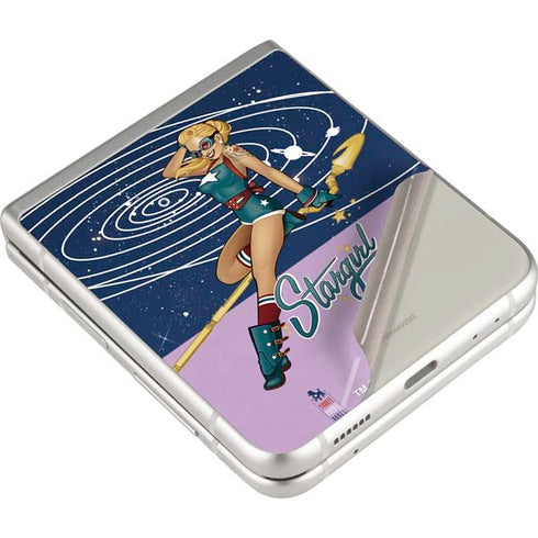 DC Comics Bombshells Stargirl- Field Guide to Cosmos Galaxy Z Flip3 5G Skin